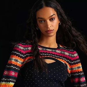 🤍 Anthropologie MAEVE Abstract Sweater Shrug 🤍